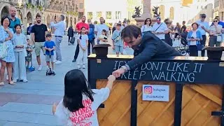 Thumbnail: "I Will Survive" - Little Girl Meets Incredible Street Pianist | Unforgettable Performance LUKAVCN 🎹