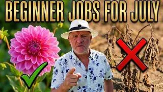 Thumbnail: STOP! Top Ten July Gardening Jobs Gardening Beginners must do NOW!
