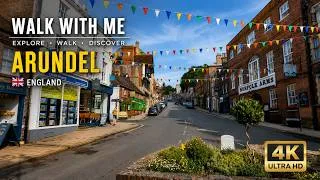 Thumbnail: Walk With Me in Arundel 🇬🇧 | Castle, Cathedral & Historic Town | 4K Walking Tour