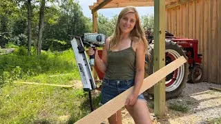 Thumbnail: Our Best Day Yet? Horses, Lumber & Lean-To Progress!