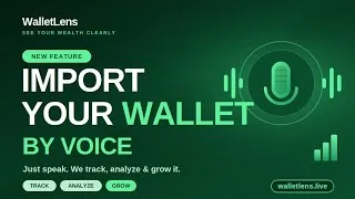 Thumbnail: I Added My ENTIRE Crypto Portfolio Just By TALKING 🎙️