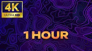 Thumbnail: Purple Abstract Waves Live Wallpaper 4K | Relaxing 1 Hour Loop for Desktop & Wallpaper Engine