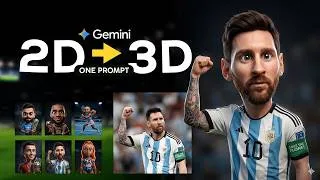 Thumbnail: Turn Any Sports Photo Into a Cinematic 3D Look Using AI