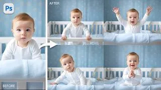 Thumbnail: From One Image to Multiple Poses—Mind-Blowing Photoshop Hack!