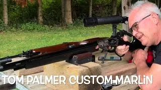 Thumbnail: At the range with my Tom Palmer custom Marlin cowboy/499B conversion plinking at 25 yards!