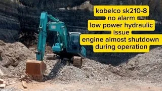 Thumbnail: KOBELCO SK210 LOW POWER,ENGINE SHUTDOWN DURING OPERATION