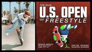 Thumbnail: Almost Everything You Need to Know about the 2026 U.S. Open of Freestyle Skateboarding