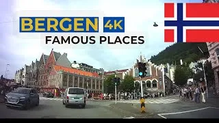 Thumbnail: Best Scenic Drive Bergen Airport → Bryggen → Fløyen ─ Historic Bergen Tour  [4K HDR]
