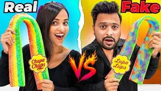 Thumbnail: Fake Vs Real FOOD Brands CHALLENGES *OMG* 😲