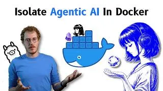 Thumbnail: Restricting Agentic AI? 🧠 Full Docker Tutorial + Hermes Agent Workflow