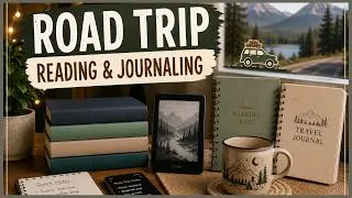 Thumbnail: Road Trip Reading & Journaling Routine 📚🏕️