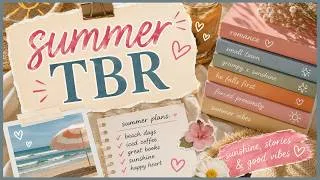 Thumbnail: Summer TBR 🌸☀️ | My 2026 Summer Reading List + Sunlight & Stories Readathon Picks