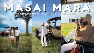 Thumbnail: Masai Mara in 2026 | Africa’s Most Luxurious Safari Camp | Himani and Sagar
