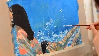 Thumbnail: Oil Painting Time Lapse - Floating