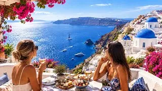 Thumbnail: 🌅 HEAVEN ON EARTH: SANTORINI 🇬🇷 2026 | Fira to Imerovigli | Walking & Cinematic Drone 4K