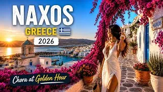 Thumbnail: NAXOS, GREECE 🇬🇷 | Chora at Golden Hour is UNREAL!