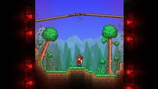 Thumbnail: Can you beat Terraria while the entire world is being crushed by a hydraulic press?