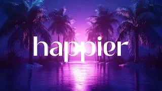 Thumbnail: Olivia Rodrigo - happier (Lyrics)
