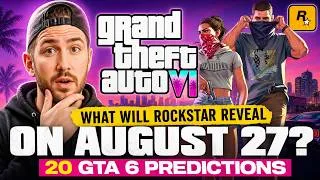 Thumbnail: What Will Rockstar Reveal on August 27? 20 GTA 6 Predictions