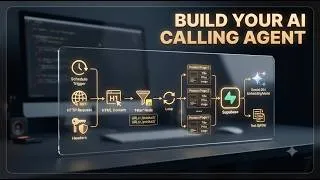 Thumbnail: The Hidden System Behind Smart AI Customer Support Agents | AI Calling Agents | Day 59