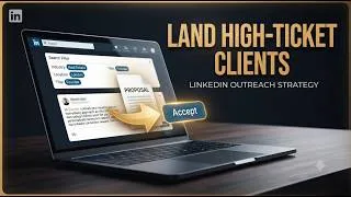 Thumbnail: How AI Experts Land High-Paying Clients Without Cold Selling | Client Acquisition Mastery | Day 58