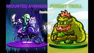 Thumbnail: KINGDOM RUSH DEATHMATCH: MOUNTED AVENGER VERSUS FOREST TROLL