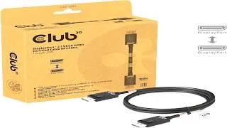 Thumbnail: Club3D CAC-1092 - DisplayPort 2.1 VESA DP80 Certified Cable - (Review)