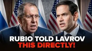 Thumbnail: 🤯RUBIO'S harsh warning! Lavrov FLEES from cameras after tense talks!