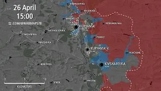 Thumbnail: Russian Invasion of Ukraine: Kupyansk Offensive - Every Day [DEC 26 - APR 26 2026]