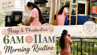 Thumbnail: A Productive Day Begins ☕🌿Cool Morning Vibes, Morning Coffee, Home Reset & Delicious Chicken Recipes