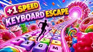 Thumbnail: KEYBOARD ESCAPE +1 SPEED! ⚡ GET FASTER EVERY LEVEL |  Interactive Warm-Up | ROBLOX OBBY 36