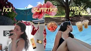 Thumbnail: summer weekends in my life 🌺 coffee runs, pool days, clothing hauls ♡ austin, tx vlogs 