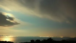Thumbnail: Time lapse Dusk to Dawn sodium lit Clouds by Moonlight