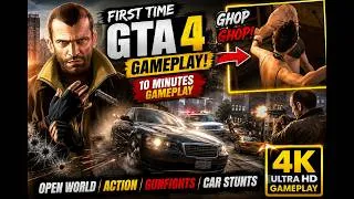 Thumbnail: GTA 4 Gameplay in 4K Ultra HD 🤫 | First Time Playing Grand Theft Auto IV || Warrior Gamify 🎮🔥