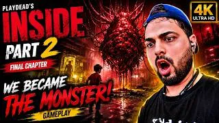 Thumbnail: I Became a GIANT Monster! 🤯 | INSIDE Gameplay Part 2 (Ending) | Hindi | Warrior Gamify 🎮🔥
