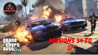 Thumbnail: Explore GTA 5  Action-Packed Gameplay in Missions 34 to 37