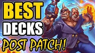 Thumbnail: 💣TOP 5 BEST Decks To Hit Legend Post-Patch! | Escape From Violet Hold | Hearthstone