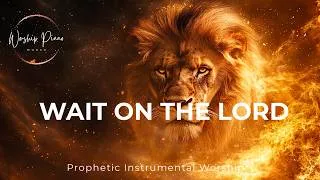 Thumbnail: I"LL WAIT ON THE LORD | Prophetic Warfare Instrumental Worship | Background Prayer Music