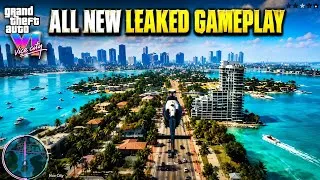 Thumbnail: GTA 6 – ALL NEW Leaked Gameplay & Details Explained! 🔥