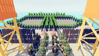Thumbnail: Army vs 100 Zombies Units - Totally Accurate Battle Simulator TABS