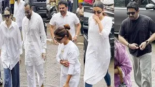 Thumbnail: Shura Khan,Arbaaz Khan,Karisma Kapoor,Saif Ali Khan,Gauahar Khan n Many More Reach Crematorium