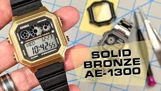 Thumbnail: Casio AE-1300 Solid Bronze Case - can also fit the Casio Royale AE-1200