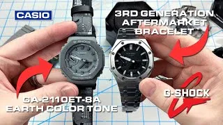 Thumbnail: New Casio G-Shock GA-2110ET Earth Color Tone and the 3rd Generation Stainless Steel Bracelet