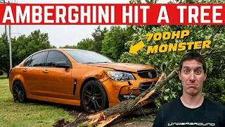 Thumbnail: AMBERGHINI WRECKED HER 700HP CAR INTO A TREE *MASSIVE DAMAGE*