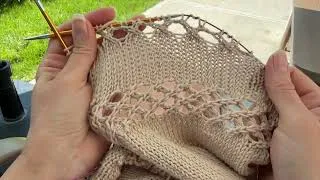 Thumbnail: How to Knit the Lattice Mesh Stitch | Beautiful 4-Row Lace Tutorial