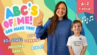 Thumbnail: God Made You 💛 (FULL A–Z) Body & Bible Learning for Kids | Songs, Phonics, Bible Truths