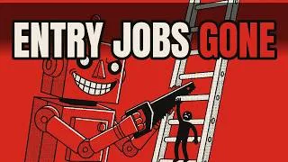 Thumbnail: AI Didn't Take Half Our Jobs. It Took The First One.