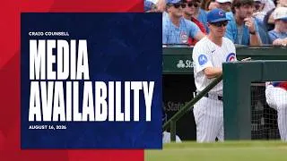 Thumbnail: CRAIG COUNSELL: Javier Assad optioned to Triple-A Iowa | Cubs Locker Room Sound (8/16/2026)