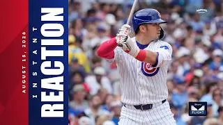 Thumbnail: INSTANT REACTION: Cubs drop game 2 vs. Cardinals | Cubs Postgame Live! (8/15/2026)