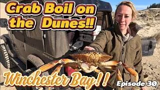 Thumbnail: Winchester Bay Easy Crab Boil PLUS Sand Dunes!! Ep. 30